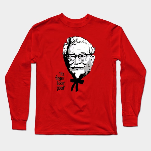 Finger Lickin' Good Long Sleeve T-Shirt by BigOrangeShirtShop